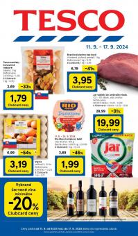 Tesco - aktuálny leták od 11.9.2024 do 17.9.2024