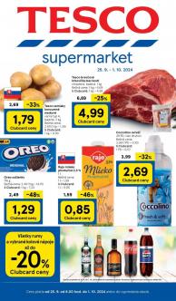 Tesco - aktuálny leták od 25.9.2024 do 1.10.2024